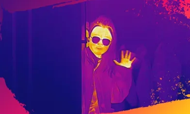 can thermal cameras see through walls